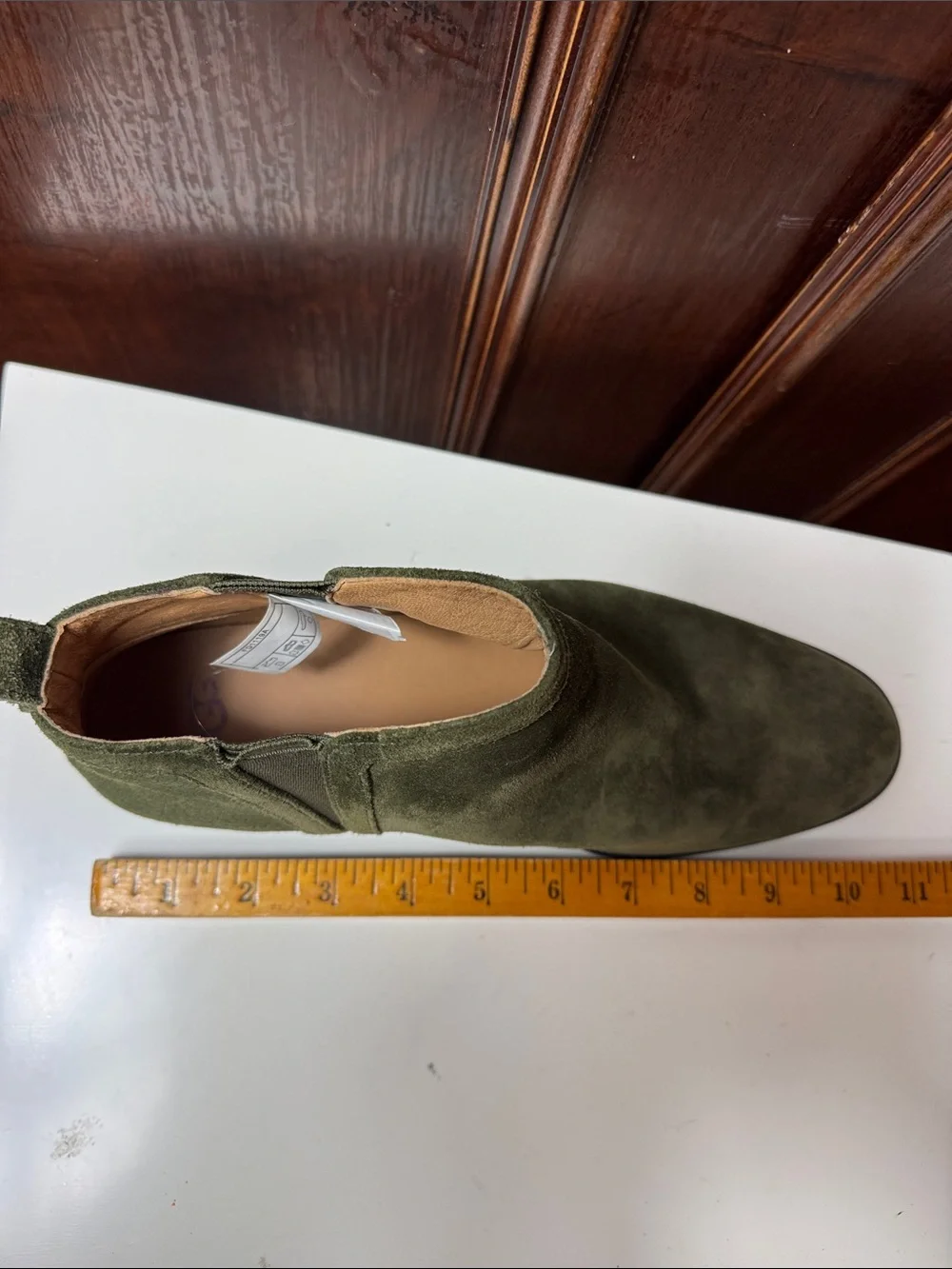 UGG Olive Green Suede Ankle Boots